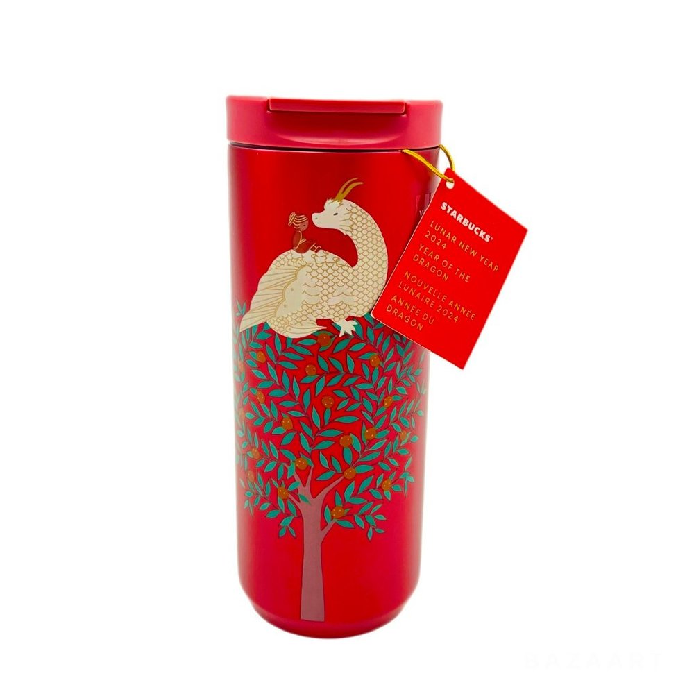 Starbucks 2024 Limited Special Edition The Year of Wood Dragon 12oz Tumbler